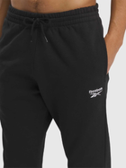 Спортивні штани чоловічі Reebok Identity Smal 100202842 M Чорні (1200143504642) - зображення 4