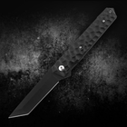 Нож Складной Выкидной (полуавтомат) Танто с Клипсой (на пояс) - изображение 7