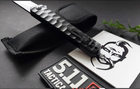 Нож Складной Выкидной (полуавтомат) Танто с Клипсой (на пояс) - изображение 11