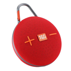 Портативна колонка TG648 5W SD з карабіном Red