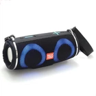 Портативная колонка TG642 с RGB подсветкой и ремешком Black