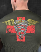 Тактическая потоотводящая футболка Odin Medical olive M - изображение 7