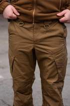 Мужские тактические штаны Kayman Military койот с усиленными зонами и накладными карманами Rip-stop 32/32 - изображение 7