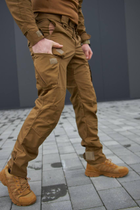 Мужские тактические штаны Kayman Military койот с усиленными зонами и накладными карманами Rip-stop 32/32 - изображение 10