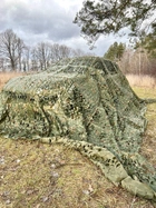Маскировочная сетка 4х6м для автомобиля, пикапа, внедорожника и техники "Листья зелёные №1" - изображение 1