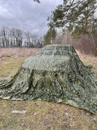 Маскировочная сетка 4х6м для автомобиля, пикапа, внедорожника и техники "Листья зелёные №1" - изображение 4