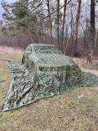 Маскировочная сетка 4х6м для автомобиля, пикапа, внедорожника и техники "Листья зелёные №1" - изображение 5