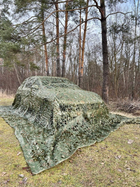 Маскировочная сетка 4х6м для автомобиля, пикапа, внедорожника и техники "Листья зелёные №1" - изображение 11