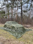 Маскировочная сетка 3х5м для автомобиля, пикапа, внедорожника и техники "Листья зелёные №1" - изображение 6