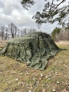 Маскировочная сетка 3х6м для автомобиля, пикапа, внедорожника и техники "Листья зелёные №1" - изображение 5