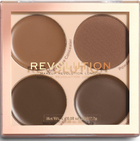 Палетка консилерів під очі Makeup Revolution Matte Base Kit C13-C16 8.8 г (5057566063586) - зображення 1