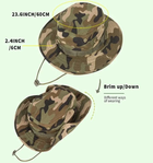 Тактическая Панама Мультикам тактическая шляпа, армейская камуфляжная Военная ВСУ - изображение 11