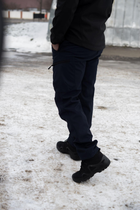 Чоловічі темно-сині штани ДСНС SoftShell на флісі із високою Посадкою S - зображення 10