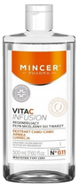 Płyn micelarny do twarzy Mincer Pharma Vita C Infusion regenerujący No.611 500 ml (5902557263844) - obraz 1