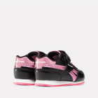 Buty sportowe dziecięce dla dziewczynki na rzepy Reebok Royal Cl Jog 100075178 22 Czarne (1200143262269) - obraz 3