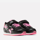 Buty sportowe dziecięce dla dziewczynki na rzepy Reebok Royal Cl Jog 100075178 23.5 Czarne (1200143262283) - obraz 2
