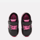 Buty sportowe dziecięce dla dziewczynki na rzepy Reebok Royal Cl Jog 100075178 23.5 Czarne (1200143262283) - obraz 4