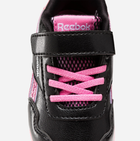 Buty sportowe dziecięce dla dziewczynki na rzepy Reebok Royal Cl Jog 100075178 24 Czarne (1200143262290) - obraz 7