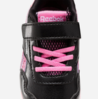 Buty sportowe dziecięce dla dziewczynki na rzepy Reebok Royal Cl Jog 100075178 24.5 Czarne (1200143262306) - obraz 7