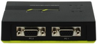 Przełącznik Level One KVM-Switch 2 PC - VGA + USB + Audio Black (KVM-0221) - obraz 3