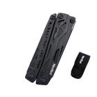 Мультитул NexTool Nato Multifunction Knife 10 в 1 (NE0123) з нейлоновим чохолом на ремінь, Black