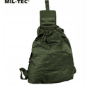 Рюкзак сумка водонепроникний складний Mil-Tec ROLL UP 10 л Olive 14049001 - зображення 9