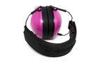 Наушники противошумные защитные Venture Gear VGPM9010PC (защита слуха NRR 24 дБ, беруши в комплекте), розовые - изображение 7