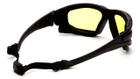 Очки защитные с уплотнителем Pyramex i-Force Slim (Anti-Fog) (amber) желтые - изображение 4