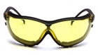 Очки защитные с уплотнителем Pyramex V2G (amber) Anti-Fog, желтые - изображение 2