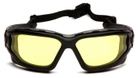 Очки защитные с уплотнителем Pyramex i-Force XL (Anti-Fog) (amber) желтые - изображение 3