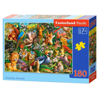 Пазл "Дивовижні тварини", 180 елементів Castorland (5904438018512)