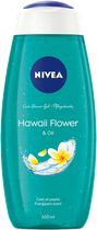 Żel pod prysznic Nivea Care Shower Gel Hawaii Flower & Oil Hawajskie Kwiaty 500 ml (9005800307510) - obraz 1