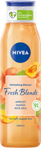 Żel pod prysznic Nivea Refreshing Shower Fresh Blends odświeżający Apricot & Mango & Rice Milk 300 ml (9005800329239) - obraz 1