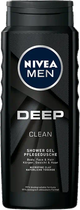 Гель для душу Nivea Men Shower Gel Deep Clean 3 в 1 500 мл (5900017062266) - зображення 1