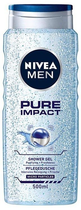 Żel pod prysznic Nivea Men Shower Gel Pure Impact 500 ml (4005808628087) - obraz 1