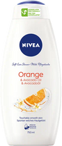 Żel pod prysznic Nivea Care Shower Orange & Avocado Oil pielęgnujący 750 ml (9005800263694) - obraz 1