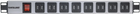 Listwa zasilająca Intellinet 19" 1U Rackmount PDU 16 x USB-A 2 m Czarny/Szary (766623164580) - obraz 1