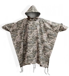 Дождевик пончо плащ палатка тент военный ВСУ Мембранный, накидка от дождя Пиксель, Размер L, Рост 178 – 190 см - изображение 3