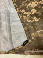 Дождевик пончо для военных, плащ-палатка тактический камуфляж пиксель на кнопках - изображение 5