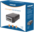 Adapter zasilacz Ultra Intellinet Network Solutions PoE 802.3at/af 2 porty RJ45 GIGABIT (0766623561488) - obraz 7