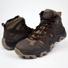 Шкіряні тактичні черевики OKSY TACTICAL Brown літні (сітка) 44 розмір - зображення 7