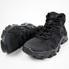 Кожаные тактические ботинки OKSY TACTICAL Black летние (сетка) 44 размер - изображение 4