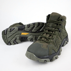 Шкіряні тактичні черевики OKSY TACTICAL Olive літні (сітка) 46 розмір - зображення 5