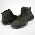 Кожаные тактические ботинки OKSY TACTICAL Olive летние (сетка) 45 размер - изображение 7