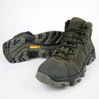 Шкіряні тактичні черевики OKSY TACTICAL Olive літні (сітка) 42 розмір - зображення 5