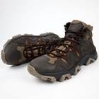 Шкіряні тактичні черевики OKSY TACTICAL Brown літні (сітка) 40 розмір - зображення 3