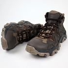 Кожаные тактические ботинки OKSY TACTICAL Brown летние (сетка) 46 размер - изображение 5