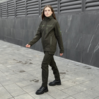 Куртка Pobedov Shadow з липучками жіноча Хакі 3XL OWku2 8773XLkh - зображення 4