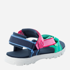 Підліткові спортивні сандалі для дівчинки Jack Wolfskin Seven Seas 3 K 4040061-1226 35 Синій/Зелений (4064993186086) - зображення 4