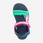 Підліткові спортивні сандалі для дівчинки Jack Wolfskin Seven Seas 3 K 4040061-1226 35 Синій/Зелений (4064993186086) - зображення 5
